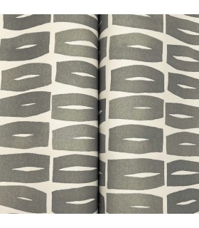 ZM2865 - Modernist Motif Carbon Black Wallpaper-Artisan Studio