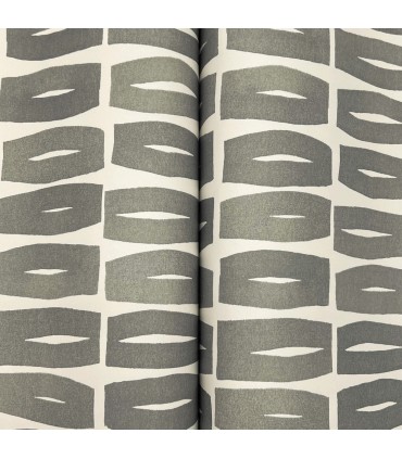 ZM2865 - Modernist Motif Carbon Black Wallpaper-Artisan Studio