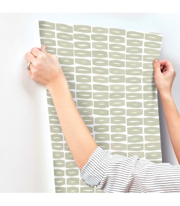 ZM2862 - Modernist Motif Leaf Wallpaper-Artisan Studio