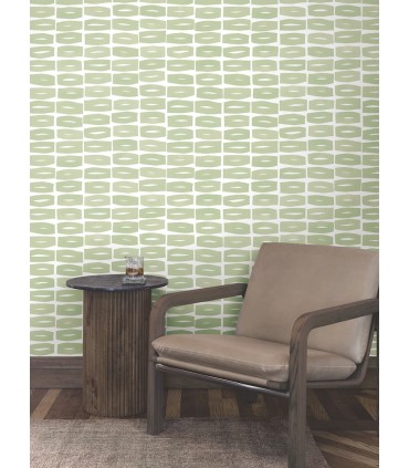 ZM2862 - Modernist Motif Leaf Wallpaper-Artisan Studio