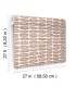 ZM2861 - Modernist Motif Terracotta Wallpaper-Artisan Studio