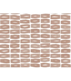ZM2861 - Modernist Motif Terracotta Wallpaper-Artisan Studio