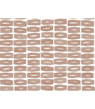 ZM2861 - Modernist Motif Terracotta Wallpaper-Artisan Studio