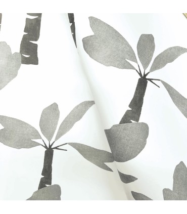 ZM2838 - Painted Oasis Carbon & Graphite Wallpaper-Artisan Studio
