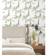 ZM2839 - Painted Oasis Leaf Green Wallpaper-Artisan Studio