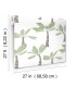 ZM2839 - Painted Oasis Leaf Green Wallpaper-Artisan Studio