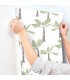 ZM2839 - Painted Oasis Leaf Green Wallpaper-Artisan Studio