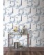 ZM2837 - Painted Oasis Ultramarine Wallpaper-Artisan Studio
