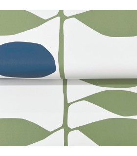 ZM2801 - Sculpted Vines Alpine & Blue Wallpaper-Artisan Studio