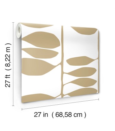 ZM2803 - Sculpted Vines Gold Wallpaper-Artisan Studio