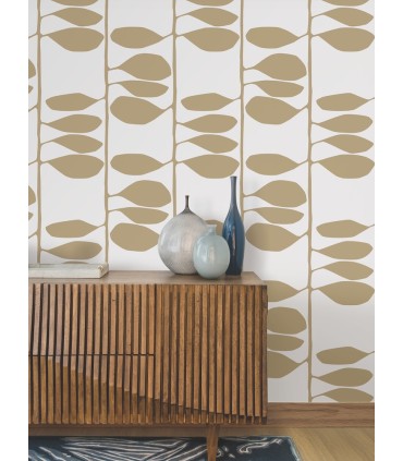 ZM2803 - Sculpted Vines Gold Wallpaper-Artisan Studio