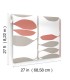 ZM2802 - Sculpted Vines Vermillion & Graphite Wallpaper-Artisan Studio