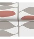 ZM2802 - Sculpted Vines Vermillion & Graphite Wallpaper-Artisan Studio