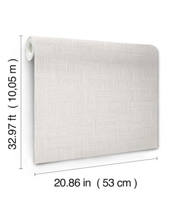 SI25724 - Basketry Warm Grey Wallpaper-Signature Textures 3