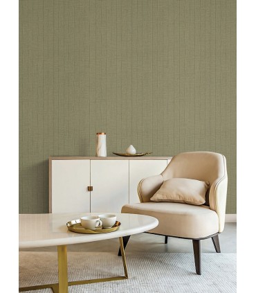 SI26123 - Cording Stripe Moss Wallpaper-Signature Textures 3