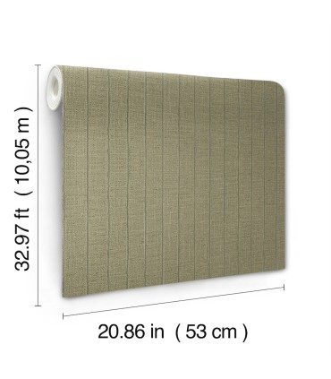 SI26123 - Cording Stripe Moss Wallpaper-Signature Textures 3