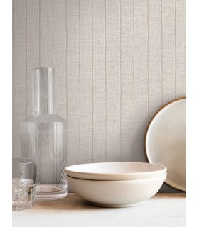 SI26121 - Cording Stripe Pearl Wallpaper-Signature Textures 3