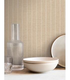 SI26122 - Cording Stripe Sienna Wallpaper-Signature Textures 3