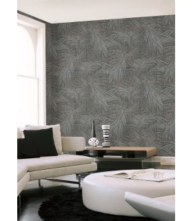 SI50610 - Della Palm Blue Multi Wallpaper-Signature Textures 3