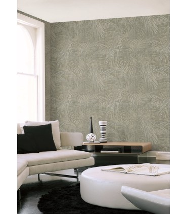 SI50612 - Della Palm Dark Taupe Wallpaper-Signature Textures 3