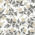 PSW1686RL - Peonies Gold Floral Wallpaper by Rifle Paper Co.