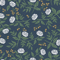PSW1687RL - Peonies Navy Floral Wallpaper by Rifle Paper Co.