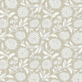 VP1363 - Chatsworth Garden Taupe Floral Trail Wallpaper-Jardin