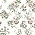 VP1425 - Genevieve Blush Floral Trail Wallpaper-Jardin