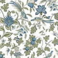 VP1314 - Parterre Blue Jacobean Wallpaper-Jardin