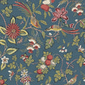 VP1311 - Parterre Indigo Jacobean Wallpaper-Jardin