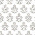 VP1435 - Souci Grey Marigolds Wallpaper-Jardin