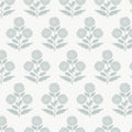 VP1431 - Souci Light Blue Marigolds Wallpaper-Jardin
