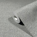 MA34915 - Highland Tweed Dark Grey Faux Fabric Wallpaper-Opulent Accents