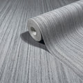 MA35839 - Indra Grey Striated Wallpaper-Opulent Accents