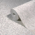 MA35529 - Sculpted Floral Aqua Relief Wallpaper-Opulent Accents