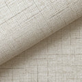4207-5419 - Leon Beige Faux Fabric High Performance Wallpaper by Warner
