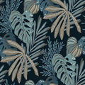 4177-27735 - Alocasia Blue Tropical Foliage Wallpaper-Drew and Jonathan