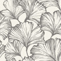 4177-27713 - Kyoto Charcoal Ginkgo Leaf Wallpaper-Drew and Jonathan