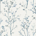 4177-27721 - Silverling Blue Budding Branches Wallpaper-Drew and Jonathan
