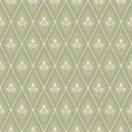 4201-48030 - Alma Moss Diamond Floral Wallpaper-Savanna by A Street