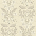 4201-48009 - Rosa Cream Floral Columns Wallpaper-Savanna by A Street