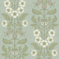 4201-48011 - Rosa Sky Blue Floral Columns Wallpaper-Savanna by A Street