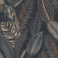 4202-751840 - Acacius Dark Blue Tropical Foliage Wallpaper-Springhill by A Street