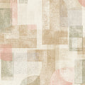 4191-83032 - Cassandra Brown Block Geometric Wallpaper
