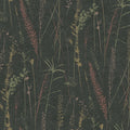 LL3241 - Meadow Splendor Black Botanical Wallpaper-Layered Luxe