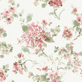 LL3231 - Veiled Garden Pink Floral Wallpaper-Layered Luxe