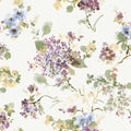 LL3232 - Veiled Garden Plum Floral Wallpaper-Layered Luxe