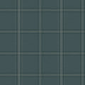 4169-27610 - Auberge Teal Plaid Wallpaper by Chesapeake