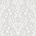 4169-12701 - Kiwassa Grey Antler Damask Wallpaper by Chesapeake