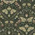 4169-83120 - Mystic Moth Dark Green Forest Magic Wallpaper by Chesapeake
